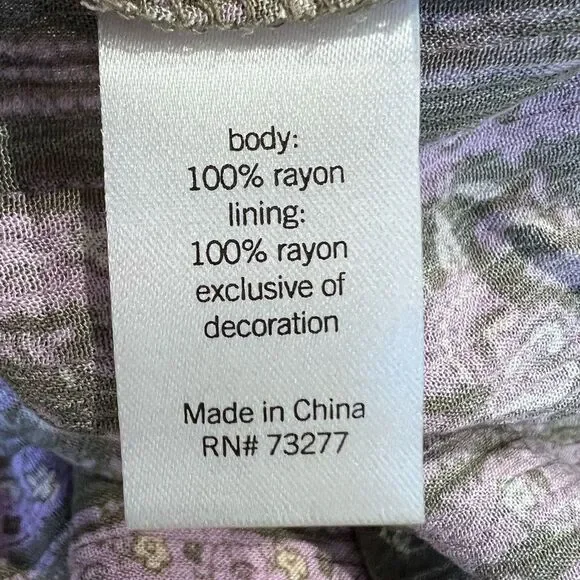 SO Smocked wide leg jumpsuit green purple floral juniors Size XL - Picture 10 of 16